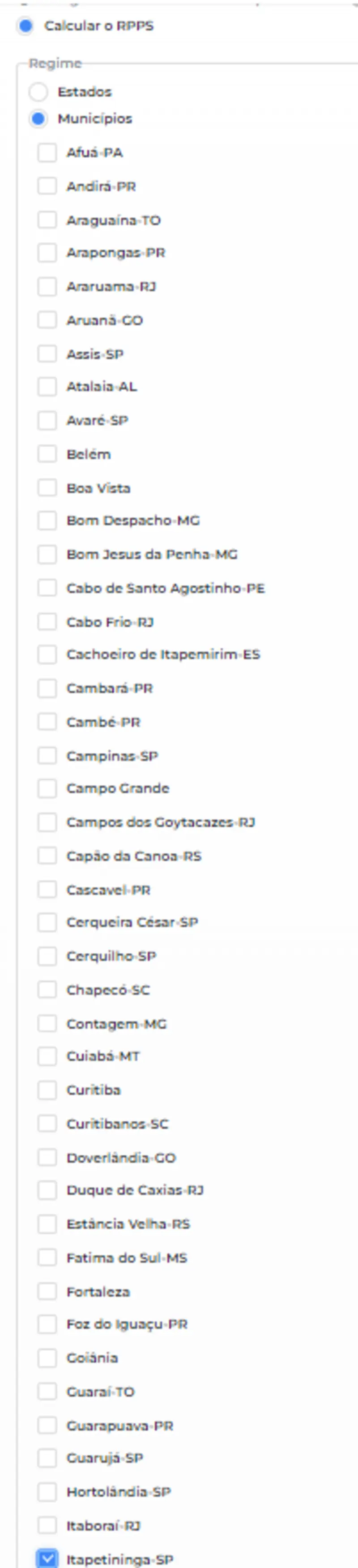 Como fazer o cálculo da aposentadoria do servidor do município de Itapetininga